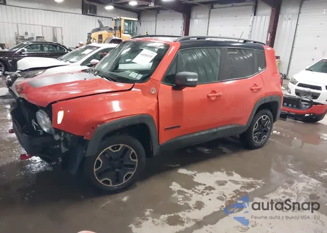 2016 Jeep Renegade Trailhawk z USA, uszkodzony, nr VIN ZACCJBCT2GPD41061